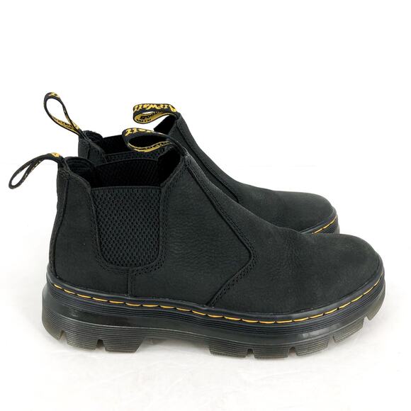 Dr. Martens Womens Work Hardie II Chelsea Boots US 6 M EU 37 Black Leather NIB - Picture 3 of 12